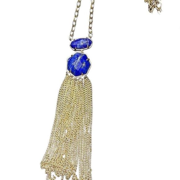 Kendra Scott Tae Necklace Blue Lapis - Picture 1 of 4